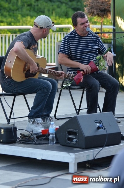 Zdjęcie w galerii na portalu naszraciborz.pl: Roman Roczeń wystąpił na przystani kajakowej wiadomości z regionu