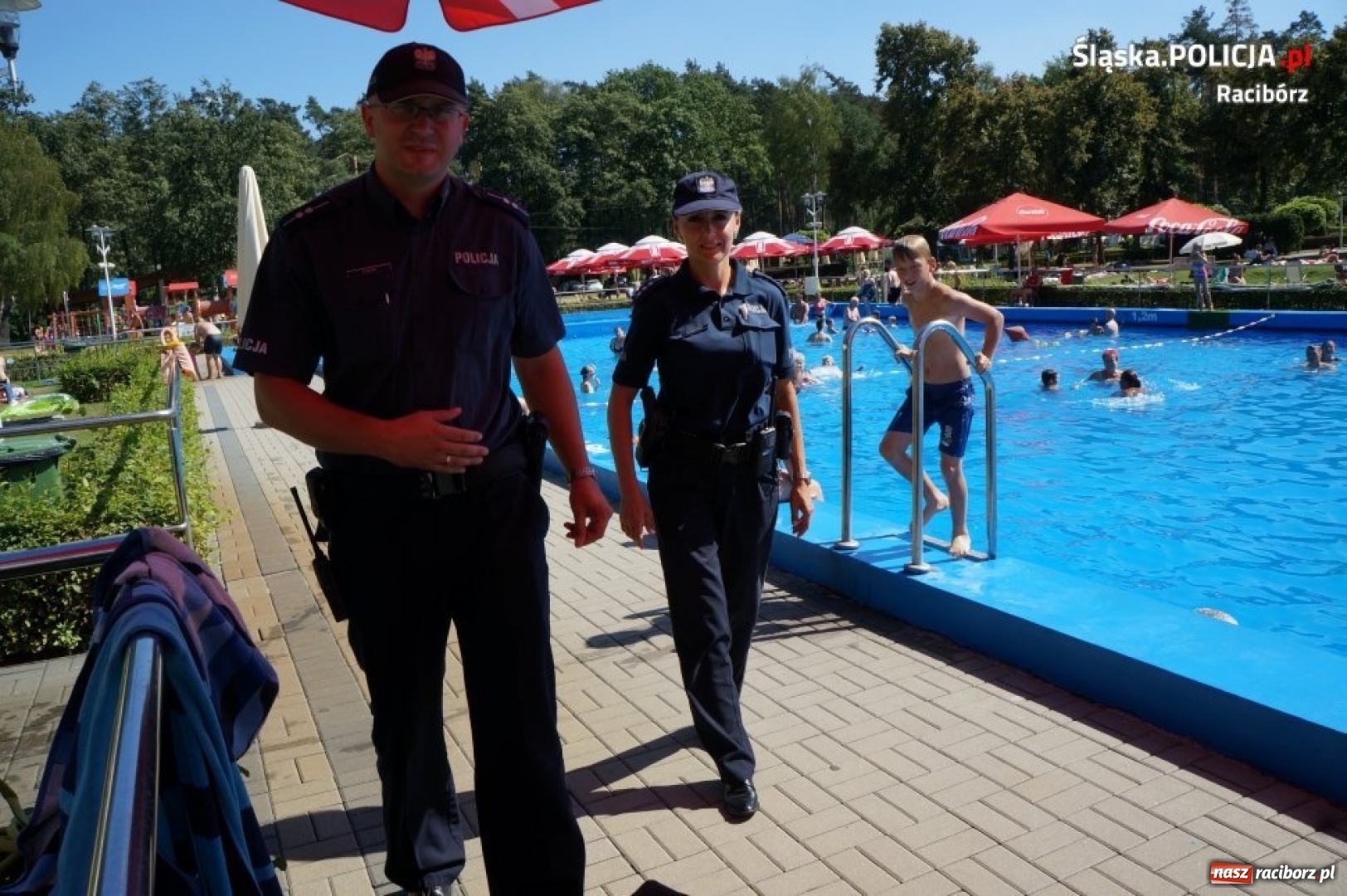 Zdjęcie w galerii na portalu naszraciborz.pl: Policja i WOPR skontrolowały kąpieliska  wiadomości z regionu