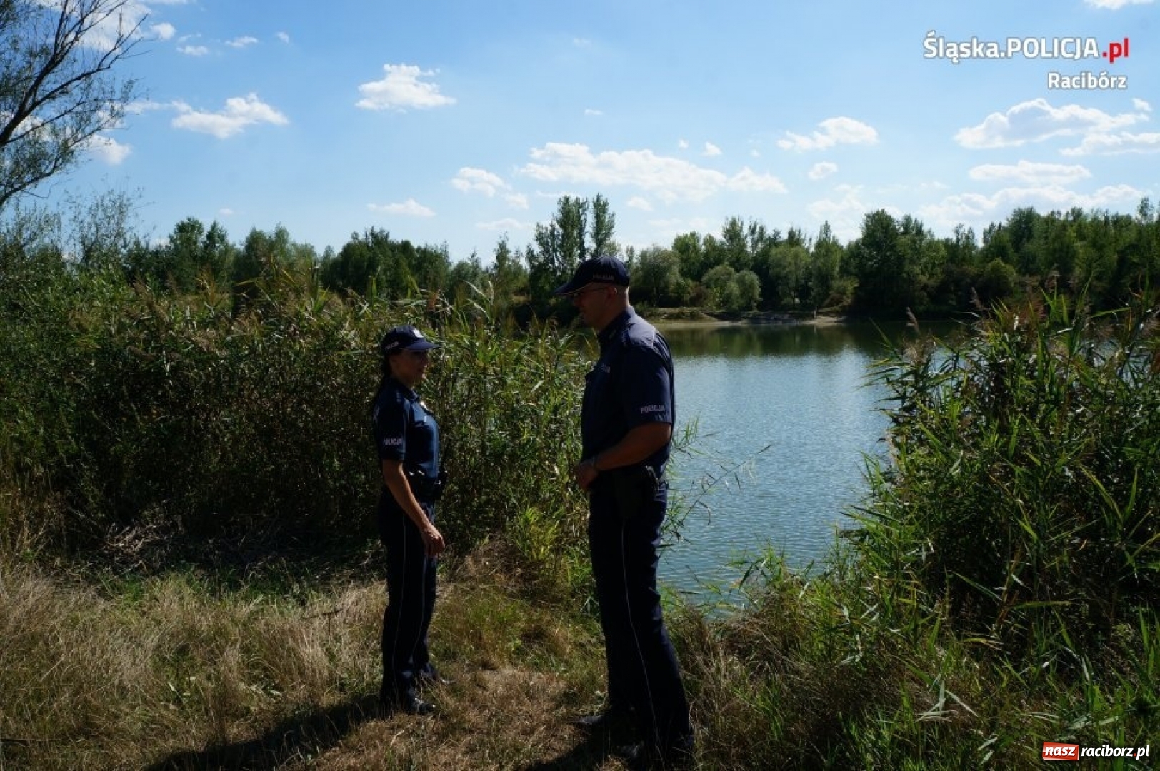 Zdjęcie w galerii na portalu naszraciborz.pl: Policja i WOPR skontrolowały kąpieliska  wiadomości z regionu