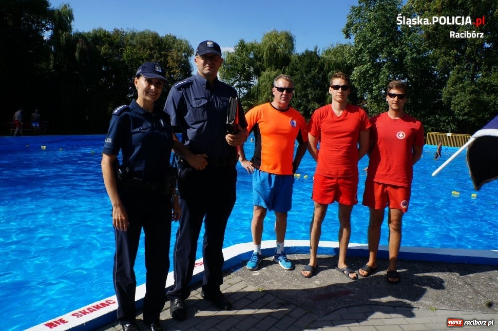 Zdjęcie w galerii na portalu naszraciborz.pl: Policja i WOPR skontrolowały kąpieliska  wiadomości z regionu