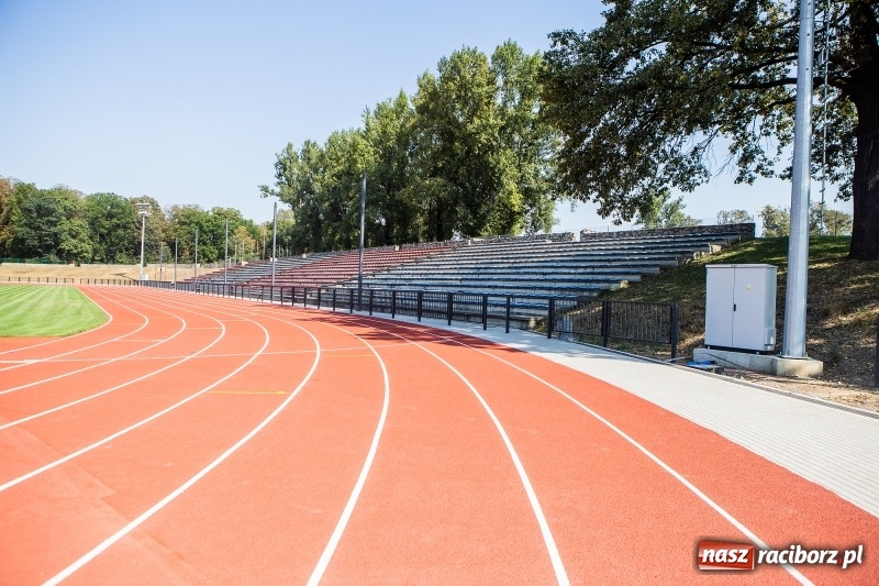 Zdjęcie w galerii na portalu naszraciborz.pl: Murawa jak na Narodowym. Dla kogo odnowiony stadion przy Zamkowej  wiadomości z regionu