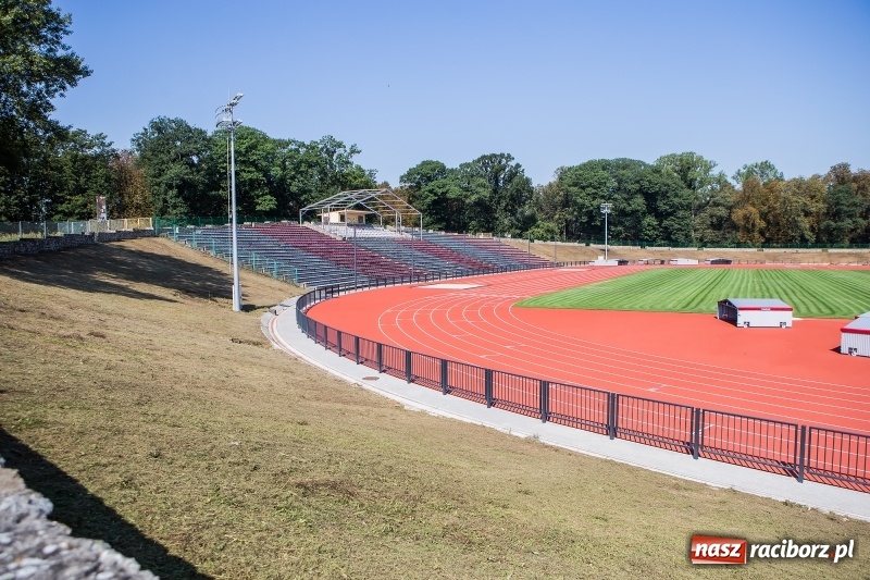 Zdjęcie w galerii na portalu naszraciborz.pl: Murawa jak na Narodowym. Dla kogo odnowiony stadion przy Zamkowej  wiadomości z regionu