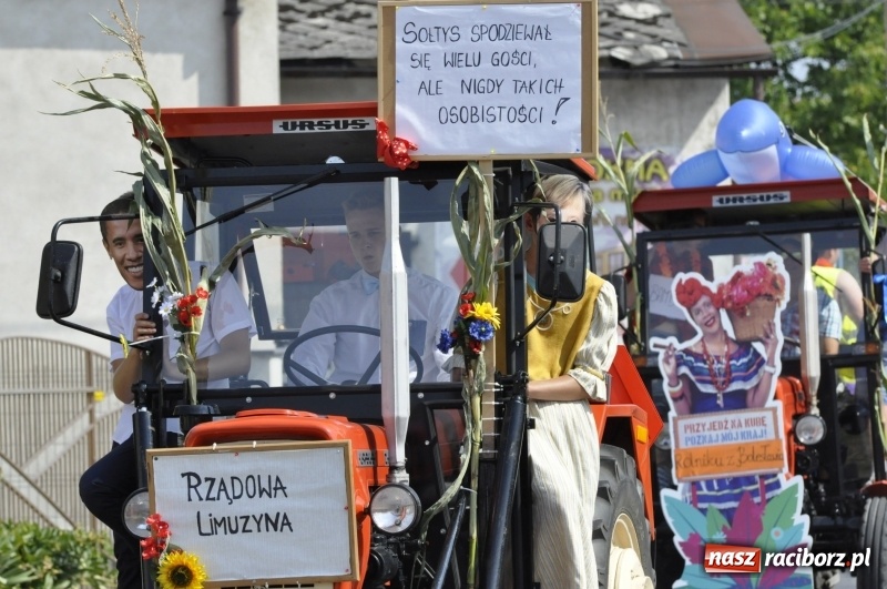 Zdjęcie w galerii na portalu naszraciborz.pl: Barack i Angela na dożynkach w Bolesławiu  wiadomości z regionu