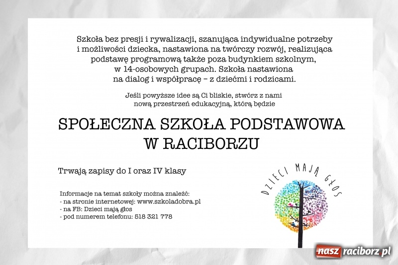 Zdjęcie w galerii na portalu naszraciborz.pl: Szkoła, jakiej w Raciborzu jeszcze nie było! Nabór wciąż trwa wiadomości z regionu