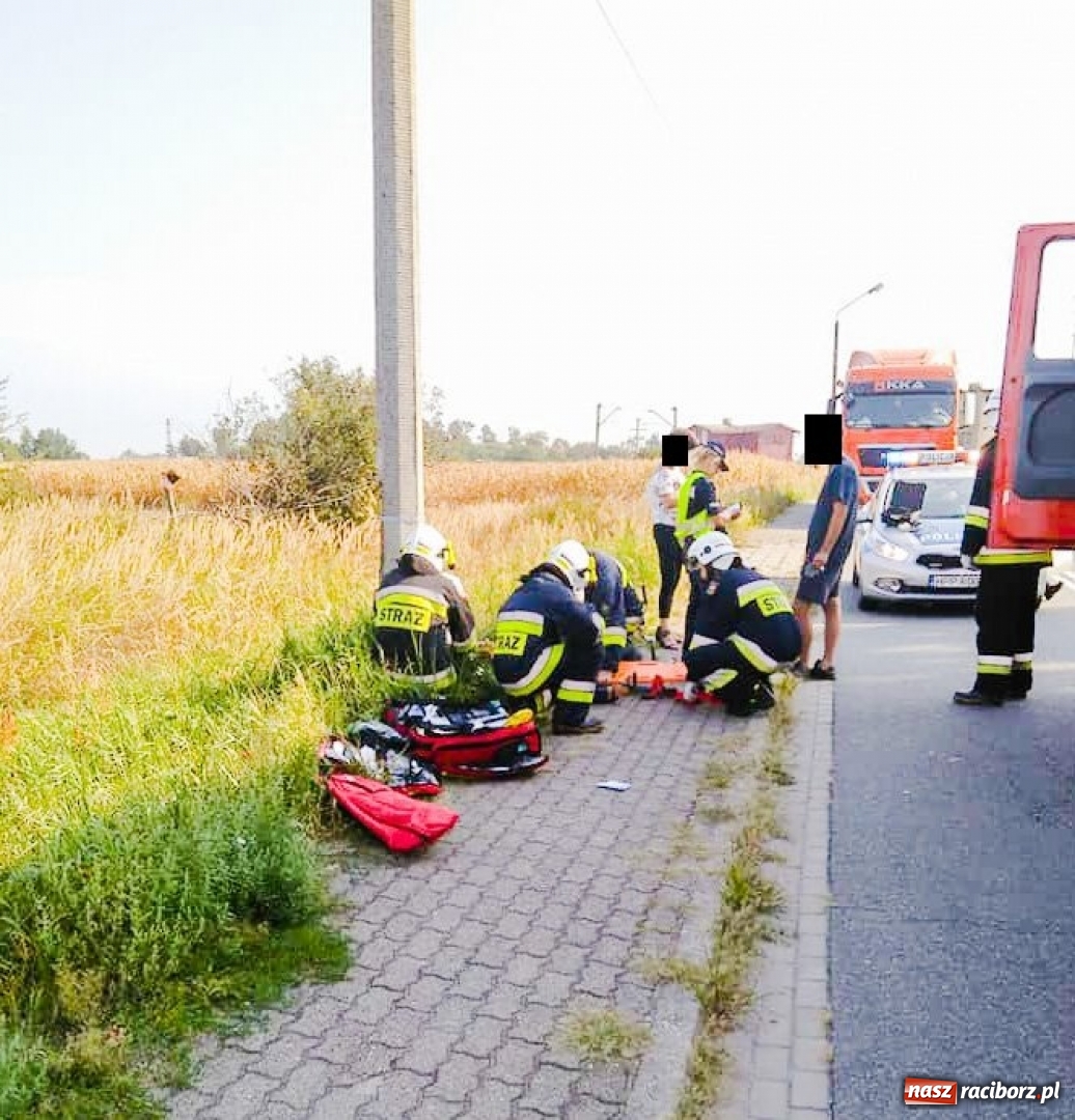 Zdjęcie w galerii na portalu naszraciborz.pl: Siedliska. Ciężarówka potrąciła rowerzystkę. Dwie wersje wydarzeń wiadomości z regionu