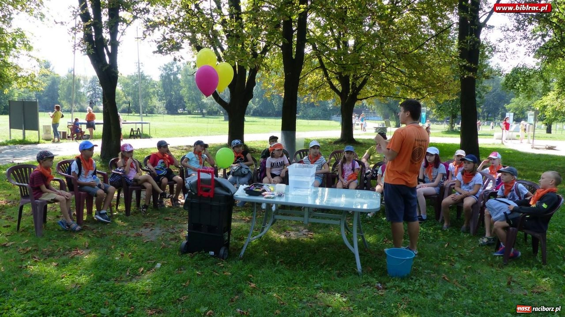 Zdjęcie w galerii na portalu naszraciborz.pl: Uczestnicy Lata z biblioteką w Ogrodzie Doświadczeń w Krakowie wiadomości z regionu