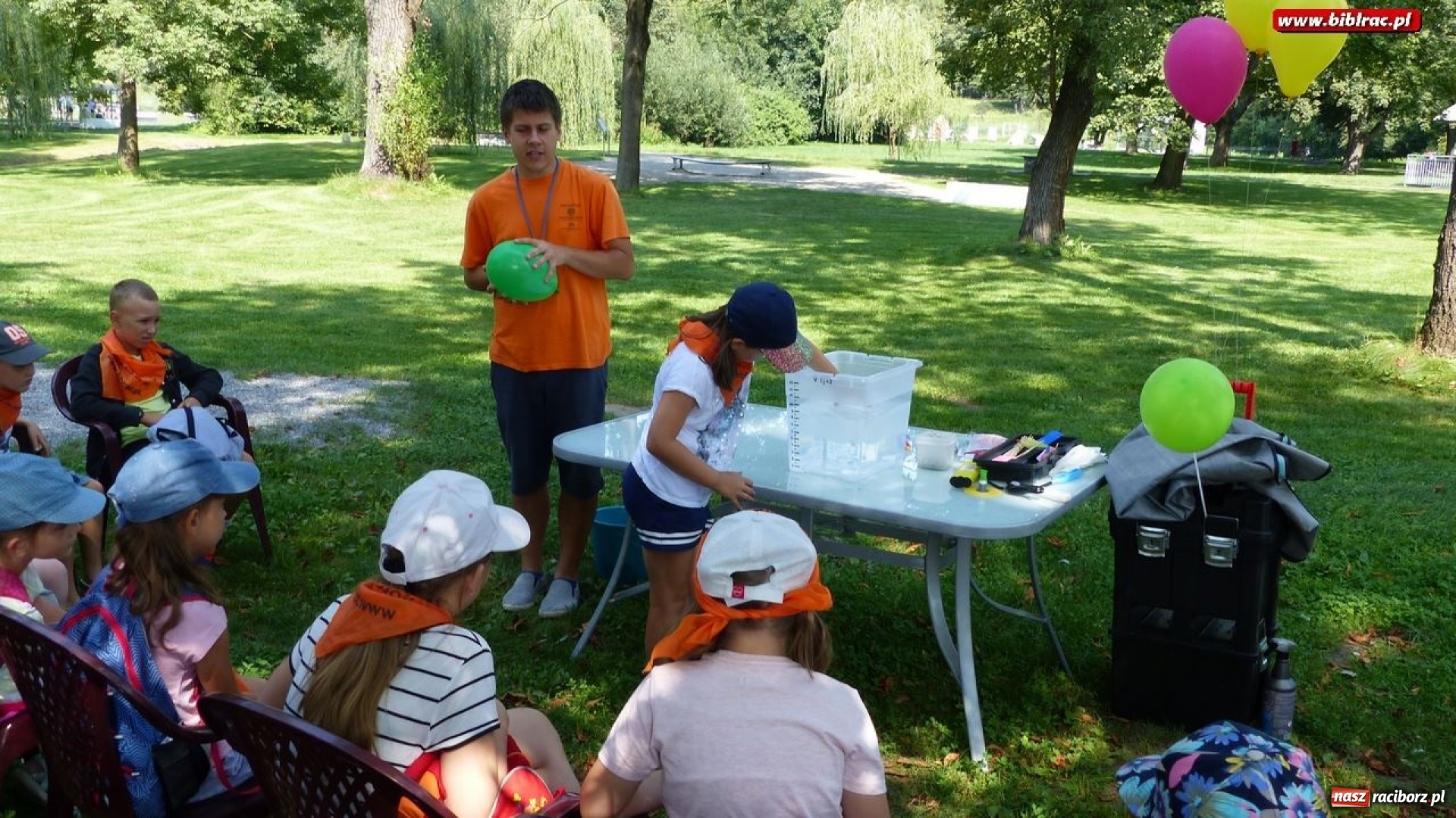 Zdjęcie w galerii na portalu naszraciborz.pl: Uczestnicy Lata z biblioteką w Ogrodzie Doświadczeń w Krakowie wiadomości z regionu