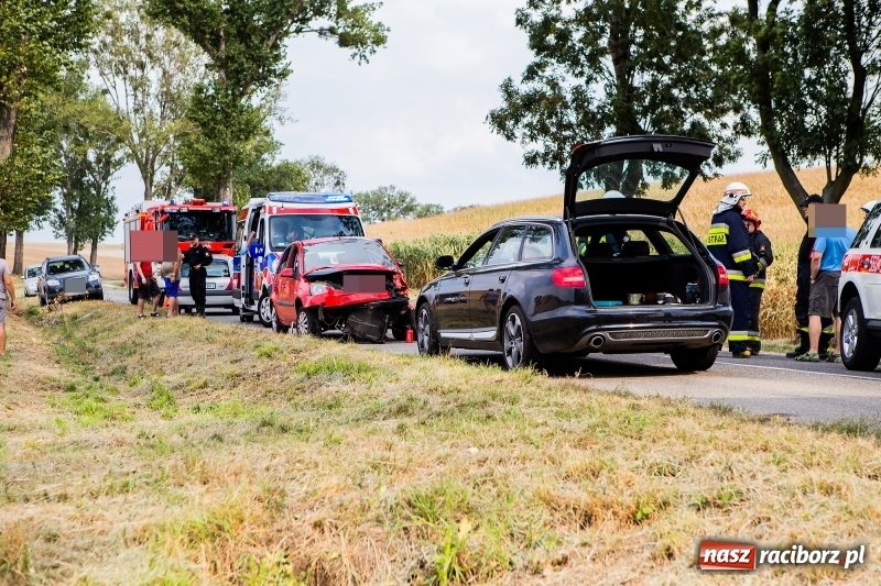 Zdjęcie w galerii na portalu naszraciborz.pl: Ford uderzył w drzewo na trasie Pawłów-Maków wiadomości z regionu