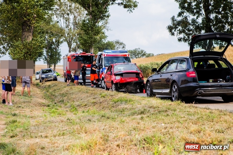 Zdjęcie w galerii na portalu naszraciborz.pl: Ford uderzył w drzewo na trasie Pawłów-Maków wiadomości z regionu