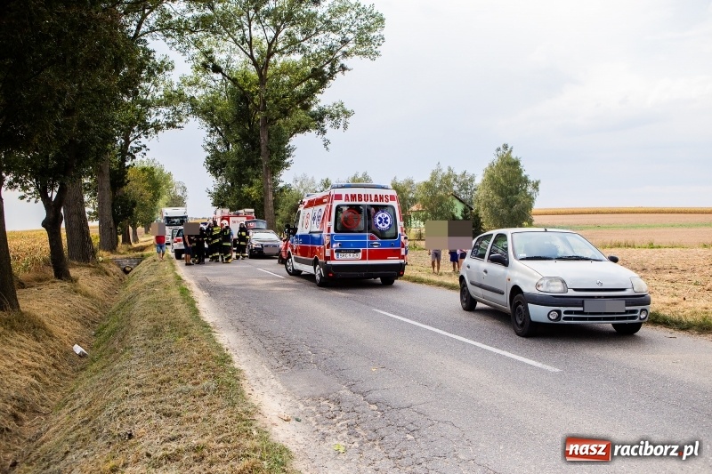 Zdjęcie w galerii na portalu naszraciborz.pl: Ford uderzył w drzewo na trasie Pawłów-Maków wiadomości z regionu