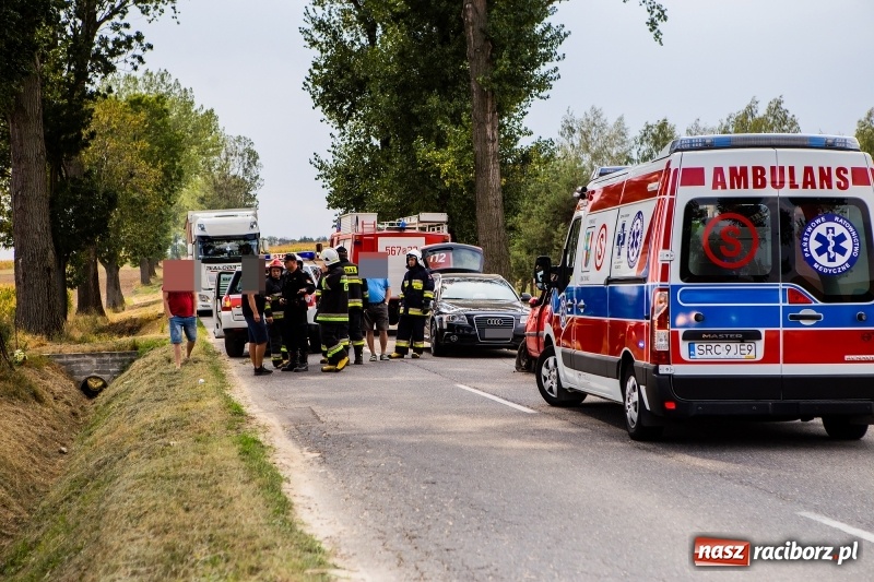 Zdjęcie w galerii na portalu naszraciborz.pl: Ford uderzył w drzewo na trasie Pawłów-Maków wiadomości z regionu