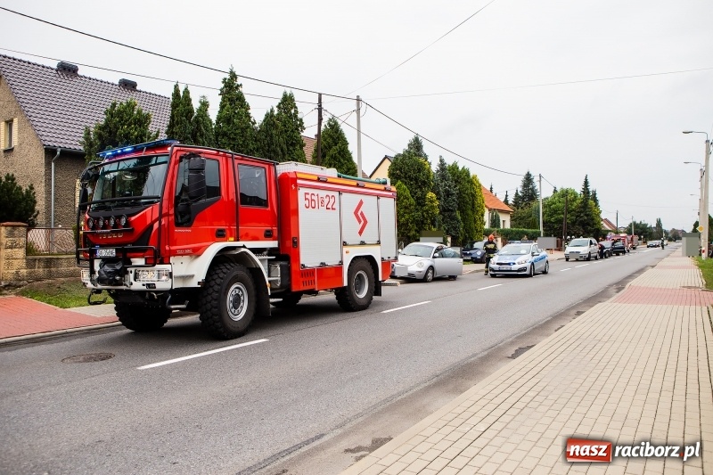 Zdjęcie w galerii na portalu naszraciborz.pl: Zderzenie na Hulczyńskiej w Raciborzu. Pijany Ukrainiec uderzył w drzewo w Makowie wiadomości z regionu