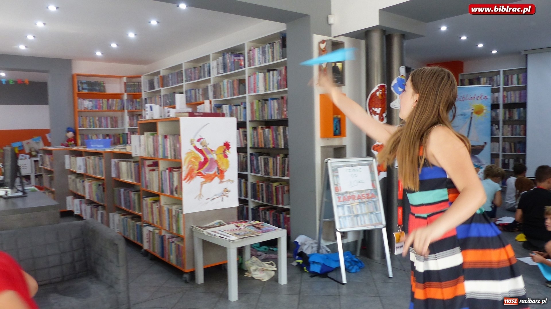 Zdjęcie w galerii na portalu naszraciborz.pl: Lato z biblioteką. Wtorek z bajką japońską wiadomości z regionu