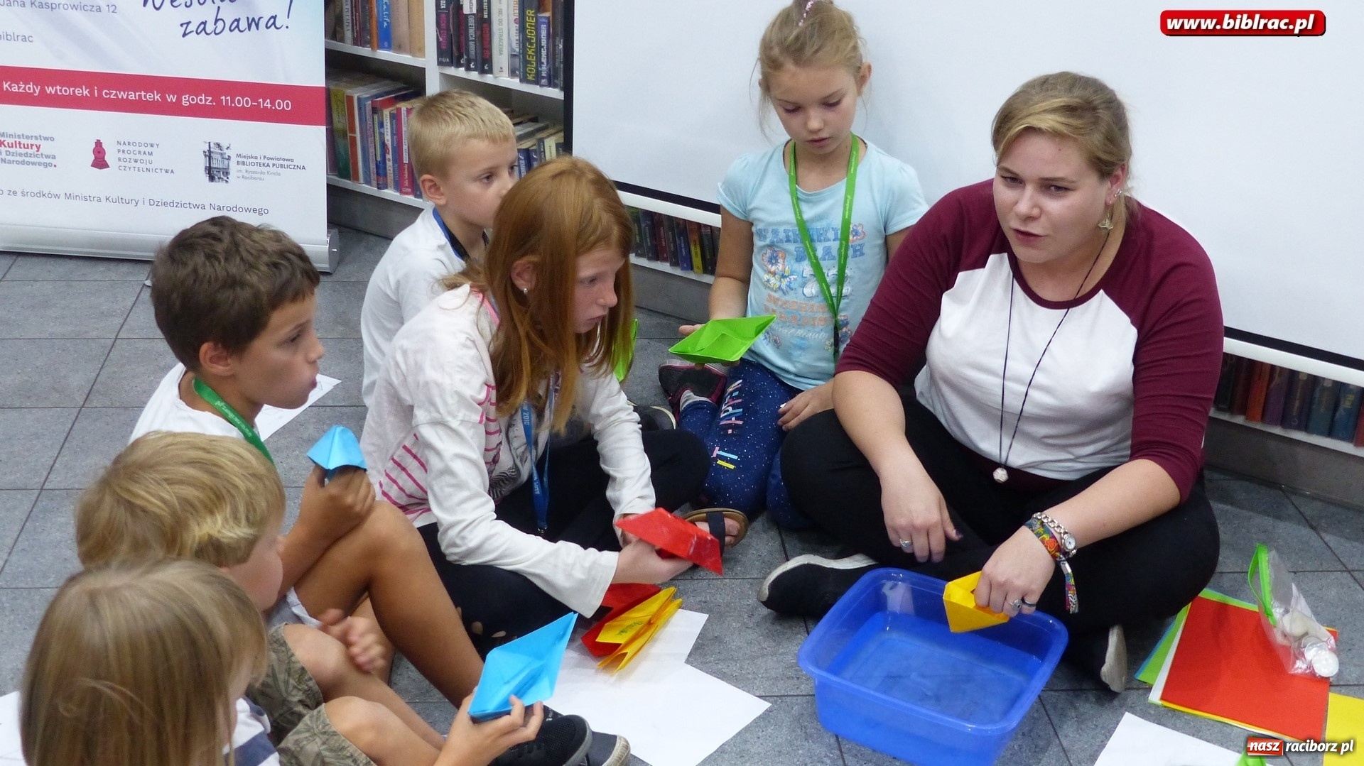 Zdjęcie w galerii na portalu naszraciborz.pl: Lato z biblioteką. Wtorek z bajką japońską wiadomości z regionu