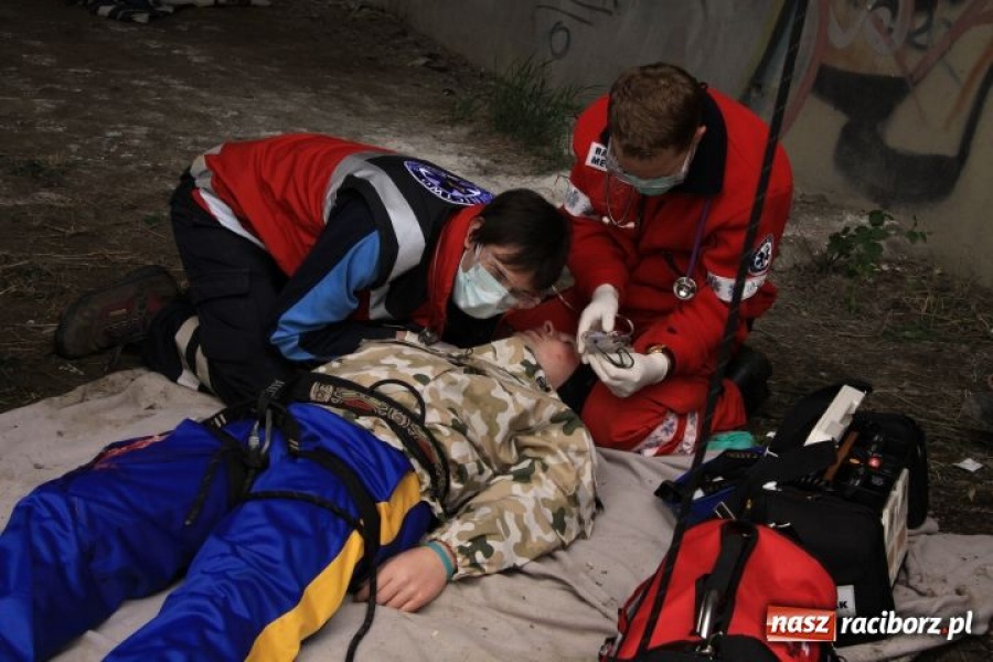 Zdjęcie w galerii na portalu naszraciborz.pl: Spadł z mostu, bo użądliły go pszczoły wiadomości z regionu