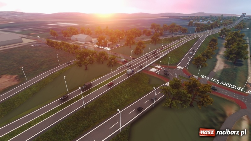 Zdjęcie w galerii na portalu naszraciborz.pl: Budowa obwodnicy Raciborza ma ruszyć wiosną. Docelowo połączenie z A1 przez Rybnik. Zobaczcie wizualizacje wiadomości z regionu