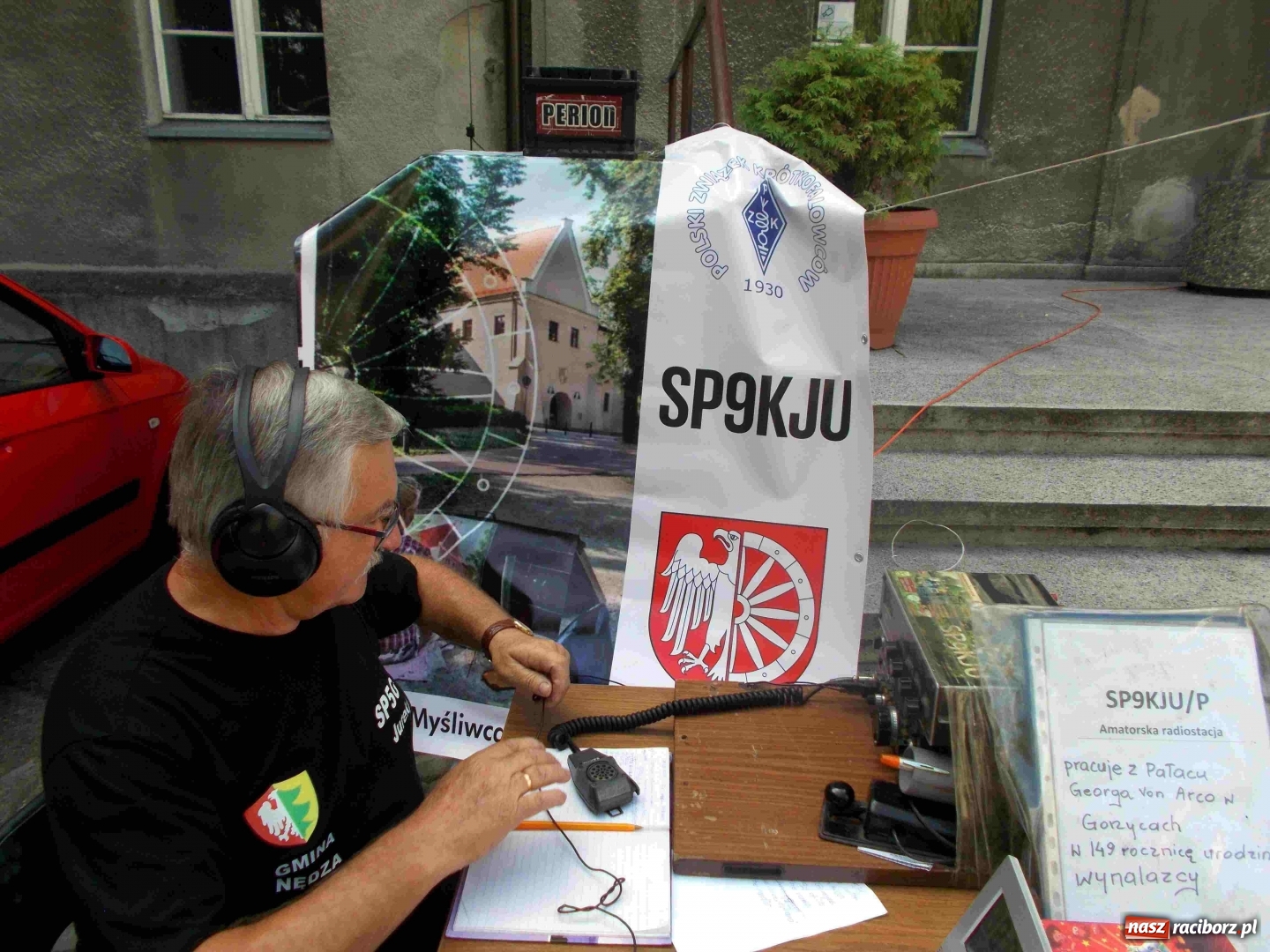 Zdjęcie w galerii na portalu naszraciborz.pl: Ekspedycja Gorzyce. Krótkofalowcy z Raciborza uczcili grafa von Arco  wiadomości z regionu