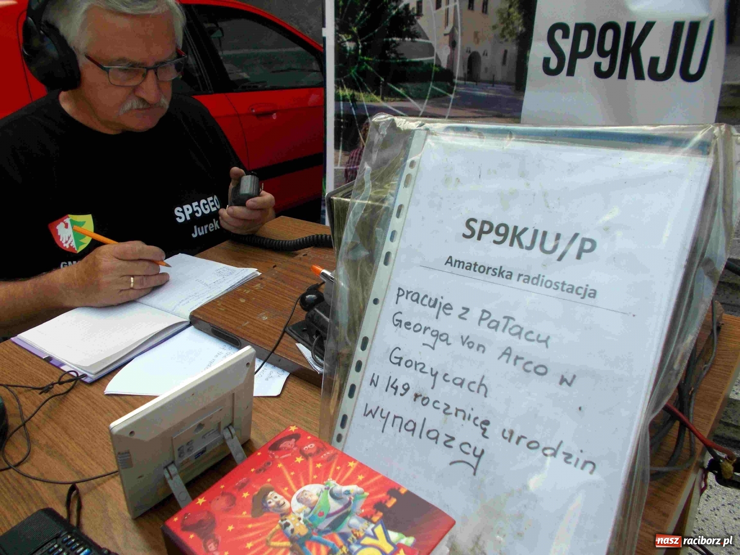 Zdjęcie w galerii na portalu naszraciborz.pl: Ekspedycja Gorzyce. Krótkofalowcy z Raciborza uczcili grafa von Arco  wiadomości z regionu