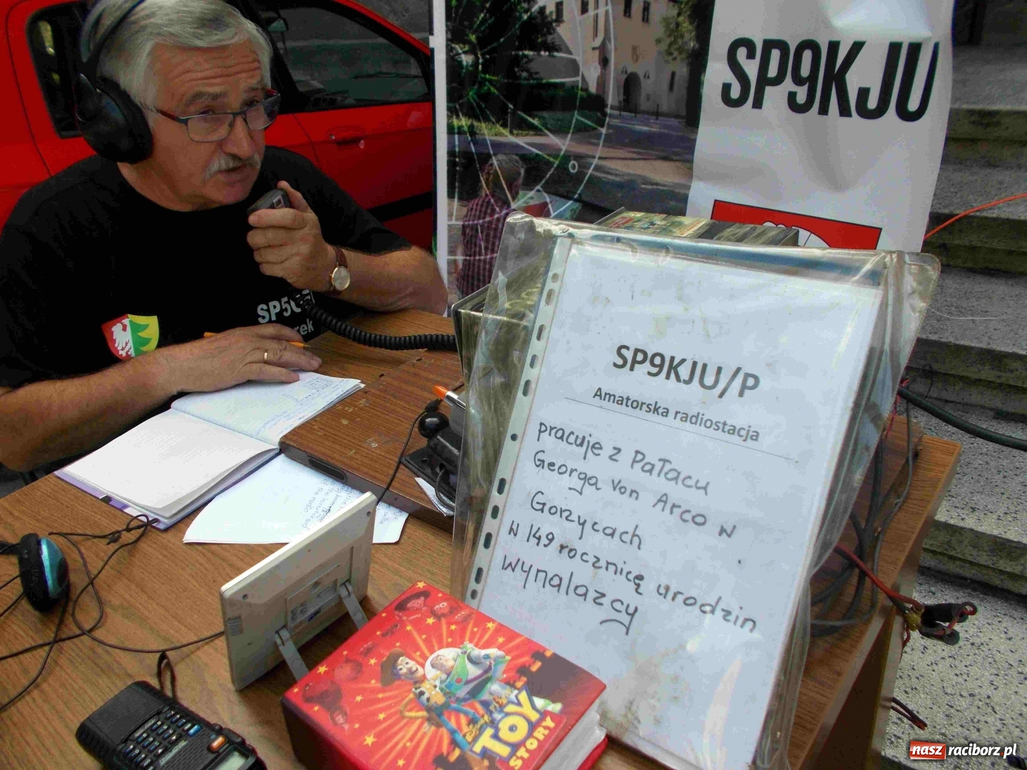 Zdjęcie w galerii na portalu naszraciborz.pl: Ekspedycja Gorzyce. Krótkofalowcy z Raciborza uczcili grafa von Arco  wiadomości z regionu