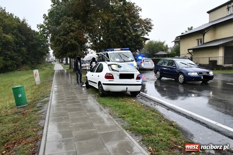 Zdjęcie w galerii na portalu naszraciborz.pl: Wypadek na DW 425 Kuźnia-Solarnia. Ranna kobieta i dwójka jej dzieci  wiadomości z regionu