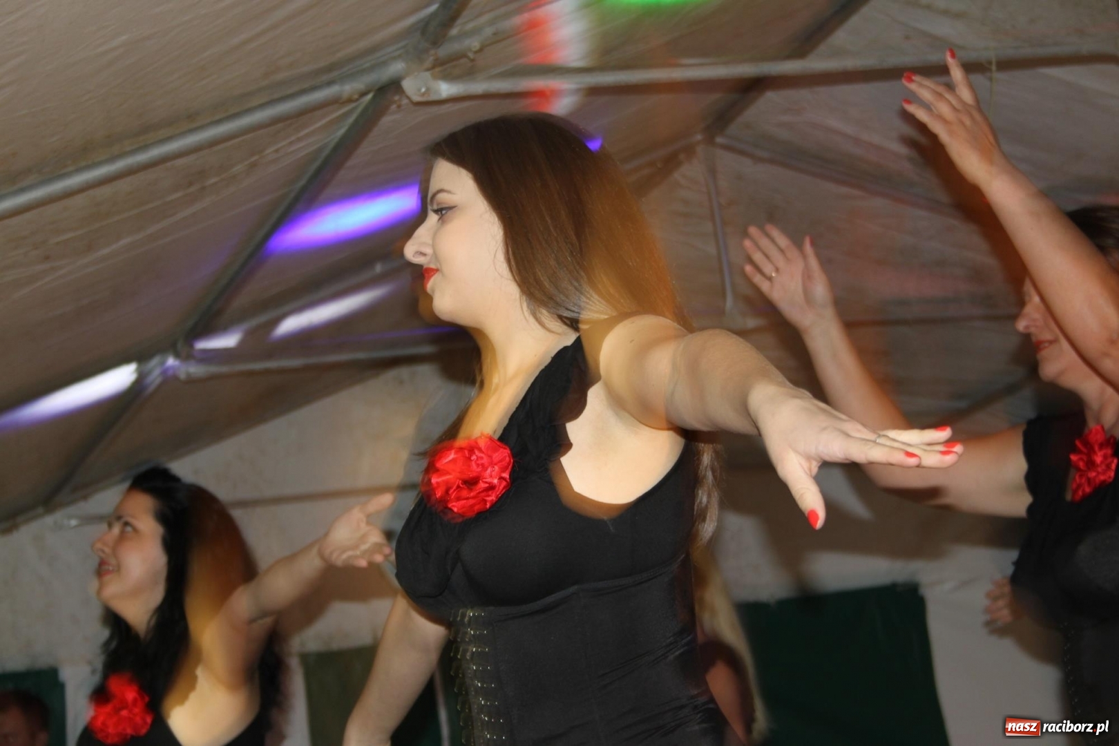 Zdjęcie w galerii na portalu naszraciborz.pl: Ulewa nie przeszkodziła w zabawie dożynkowej w Wojnowicach  wiadomości z regionu