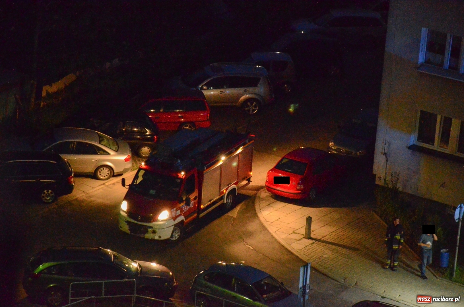 Zdjęcie w galerii na portalu naszraciborz.pl: Akcja na Katowickiej. Zagrożenie było poważne  wiadomości z regionu