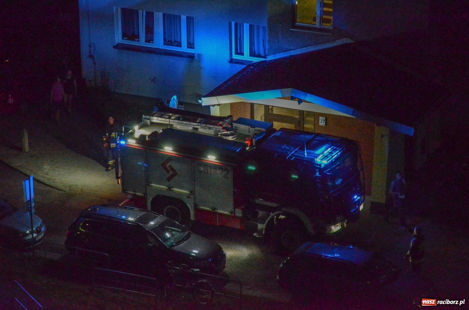 Zdjęcie w galerii na portalu naszraciborz.pl: Akcja na Katowickiej. Zagrożenie było poważne  wiadomości z regionu