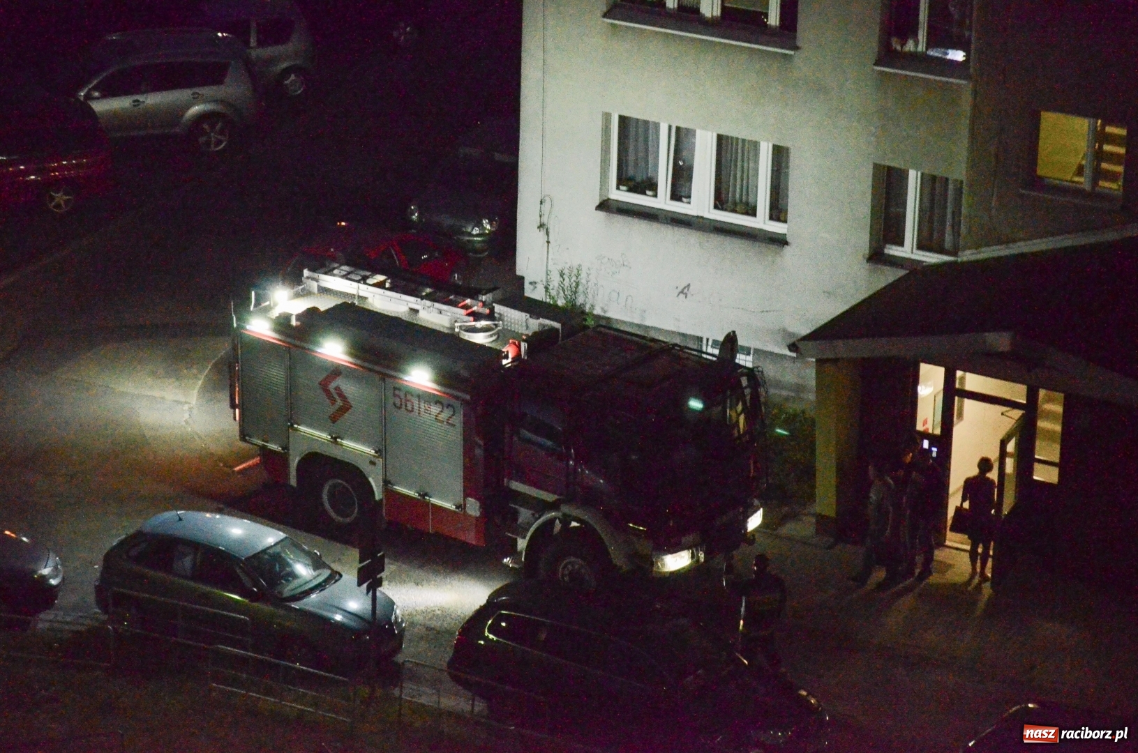 Zdjęcie w galerii na portalu naszraciborz.pl: Akcja na Katowickiej. Zagrożenie było poważne  wiadomości z regionu