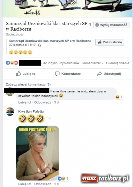 Zdjęcie w galerii na portalu naszraciborz.pl: Komu postawić pałę, czyli frywolny kandydat naczelnika od oświaty  wiadomości z regionu