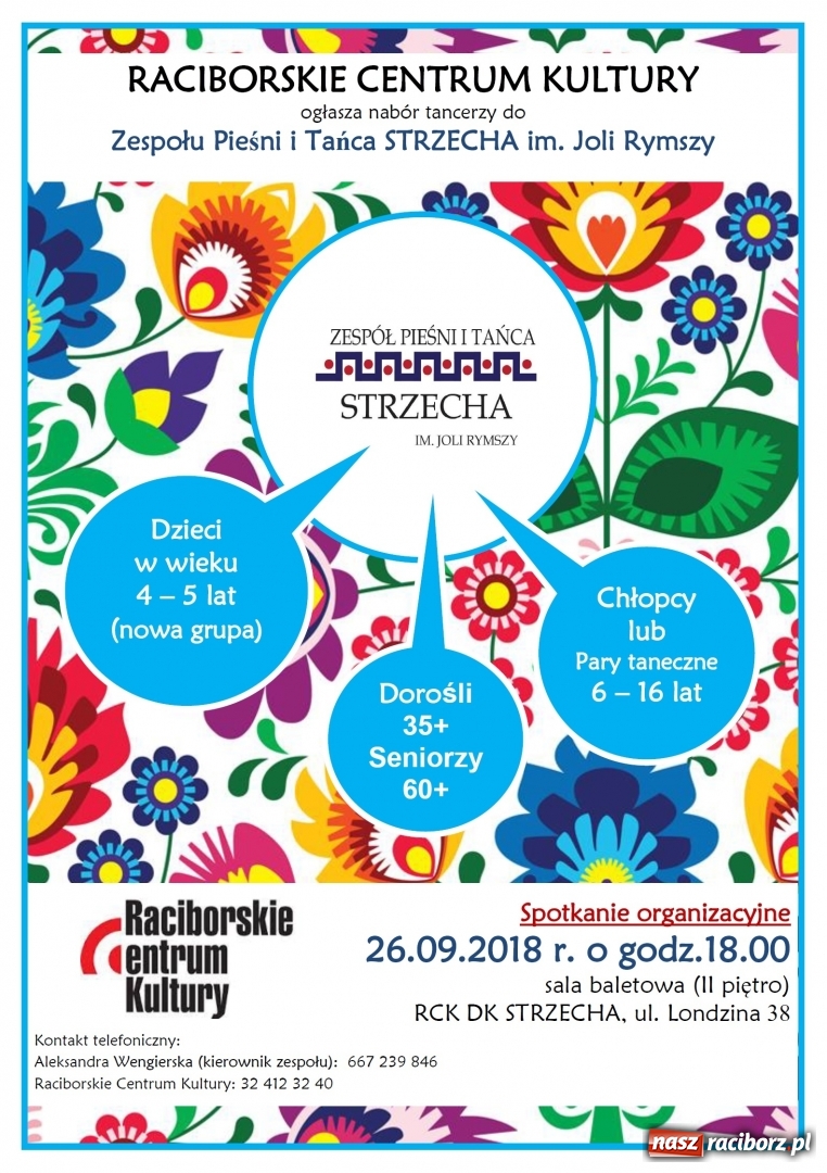 Zdjęcie w galerii na portalu naszraciborz.pl: RCK rekrutuje na zajęcia i warsztaty w nowym roku szkolnym wiadomości z regionu