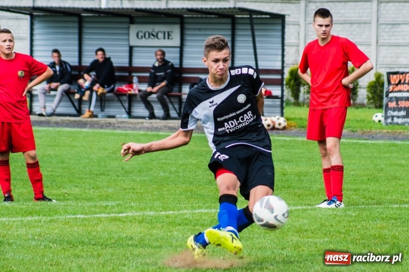 Zdjęcie w galerii na portalu naszraciborz.pl: Juniorzy starsi: Tworków rozkręcał się powoli, lecz ostatecznie strzelił siedem goli wiadomości z regionu
