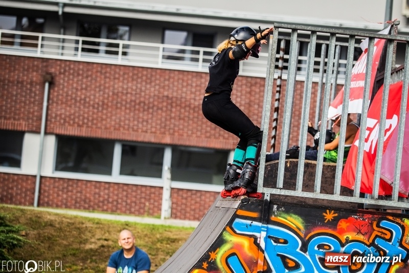 Zdjęcie w galerii na portalu naszraciborz.pl: Hit The Rail Jam na skateparku przy Zamkowej wiadomości z regionu