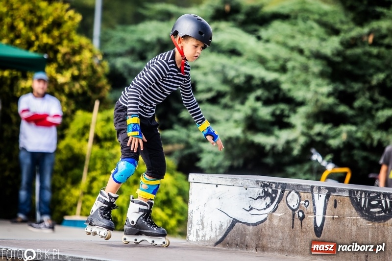 Zdjęcie w galerii na portalu naszraciborz.pl: Hit The Rail Jam na skateparku przy Zamkowej wiadomości z regionu