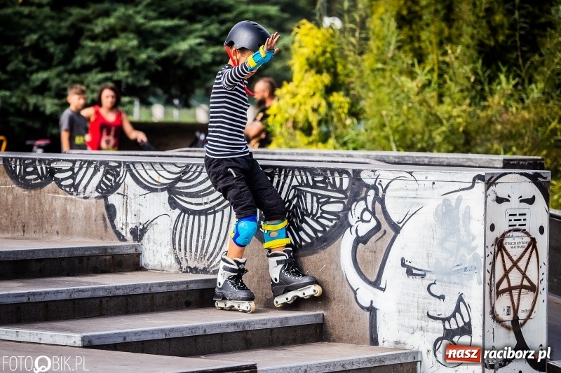 Zdjęcie w galerii na portalu naszraciborz.pl: Hit The Rail Jam na skateparku przy Zamkowej wiadomości z regionu