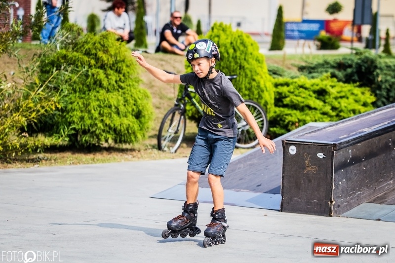 Zdjęcie w galerii na portalu naszraciborz.pl: Hit The Rail Jam na skateparku przy Zamkowej wiadomości z regionu