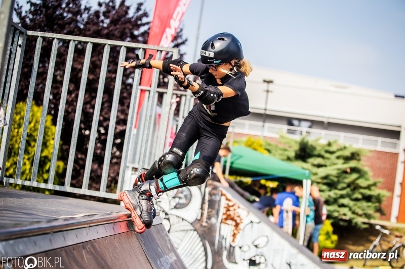 Zdjęcie w galerii na portalu naszraciborz.pl: Hit The Rail Jam na skateparku przy Zamkowej wiadomości z regionu