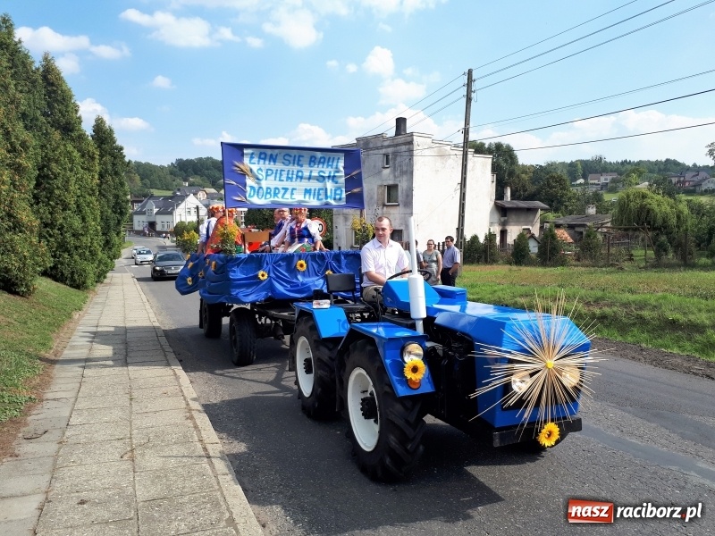 Zdjęcie w galerii na portalu naszraciborz.pl: Barwny korowód na dożynkach gminy Kornowac w Kobyli FOTO i WIDEO wiadomości z regionu