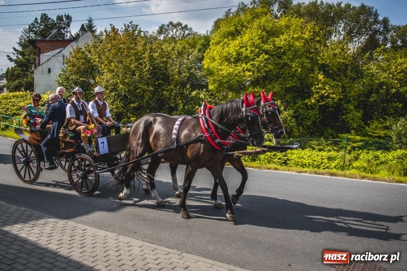 Zdjęcie w galerii na portalu naszraciborz.pl: Barwny korowód na dożynkach gminy Kornowac w Kobyli FOTO i WIDEO wiadomości z regionu