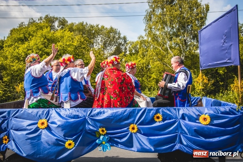 Zdjęcie w galerii na portalu naszraciborz.pl: Barwny korowód na dożynkach gminy Kornowac w Kobyli FOTO i WIDEO wiadomości z regionu