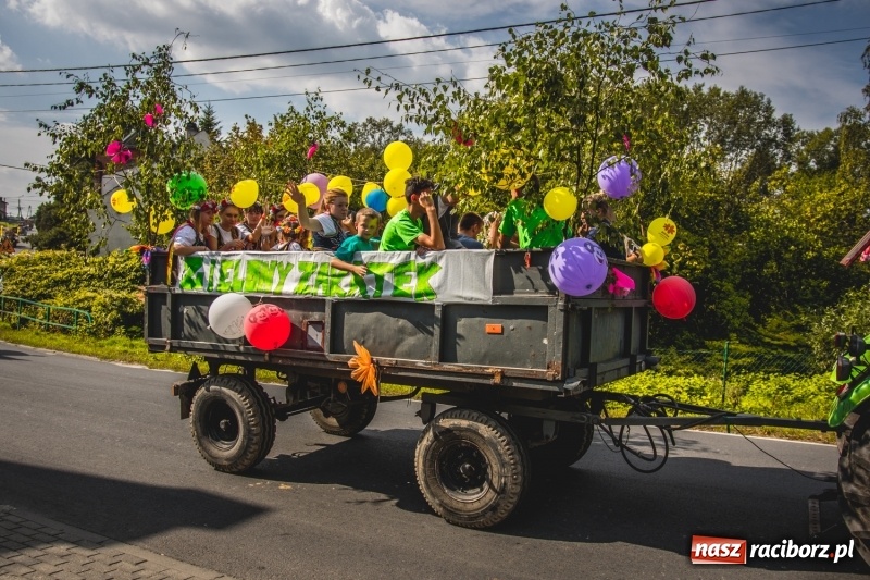 Zdjęcie w galerii na portalu naszraciborz.pl: Barwny korowód na dożynkach gminy Kornowac w Kobyli FOTO i WIDEO wiadomości z regionu