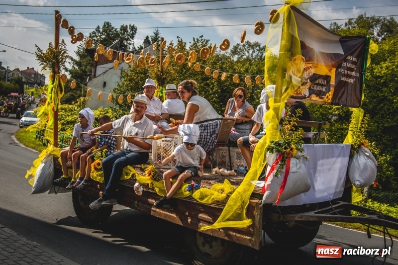 Zdjęcie w galerii na portalu naszraciborz.pl: Barwny korowód na dożynkach gminy Kornowac w Kobyli FOTO i WIDEO wiadomości z regionu