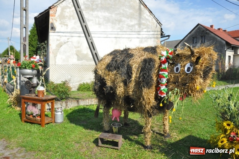 Zdjęcie w galerii na portalu naszraciborz.pl: Pomysłowe roszkowiki. Dożynkowy wystrój zagród  wiadomości z regionu
