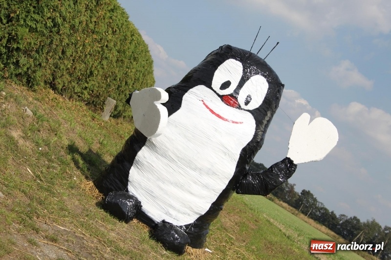 Zdjęcie w galerii na portalu naszraciborz.pl: Pomysłowe roszkowiki. Dożynkowy wystrój zagród  wiadomości z regionu