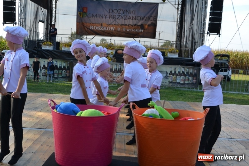 Zdjęcie w galerii na portalu naszraciborz.pl: Dożynki w Roszkowie. Niedzielne popołudnie z Uśmiechem i Kabaretem Młodych Panów wiadomości z regionu