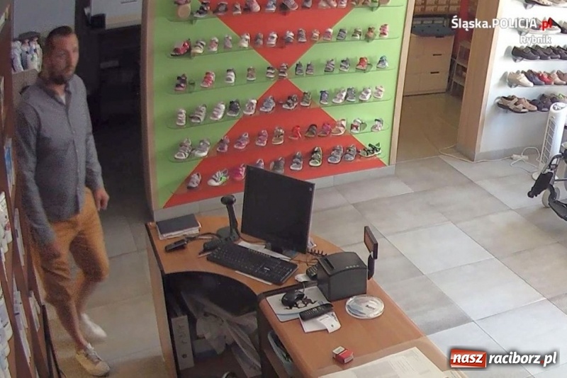 Zdjęcie w galerii na portalu naszraciborz.pl: Kamera nagrała złodzieja. Szuka go policja  wiadomości z regionu
