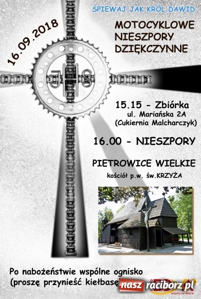 Zdjęcie w galerii na portalu naszraciborz.pl: Motocykliści zakończą sezon nieszporami  wiadomości z regionu