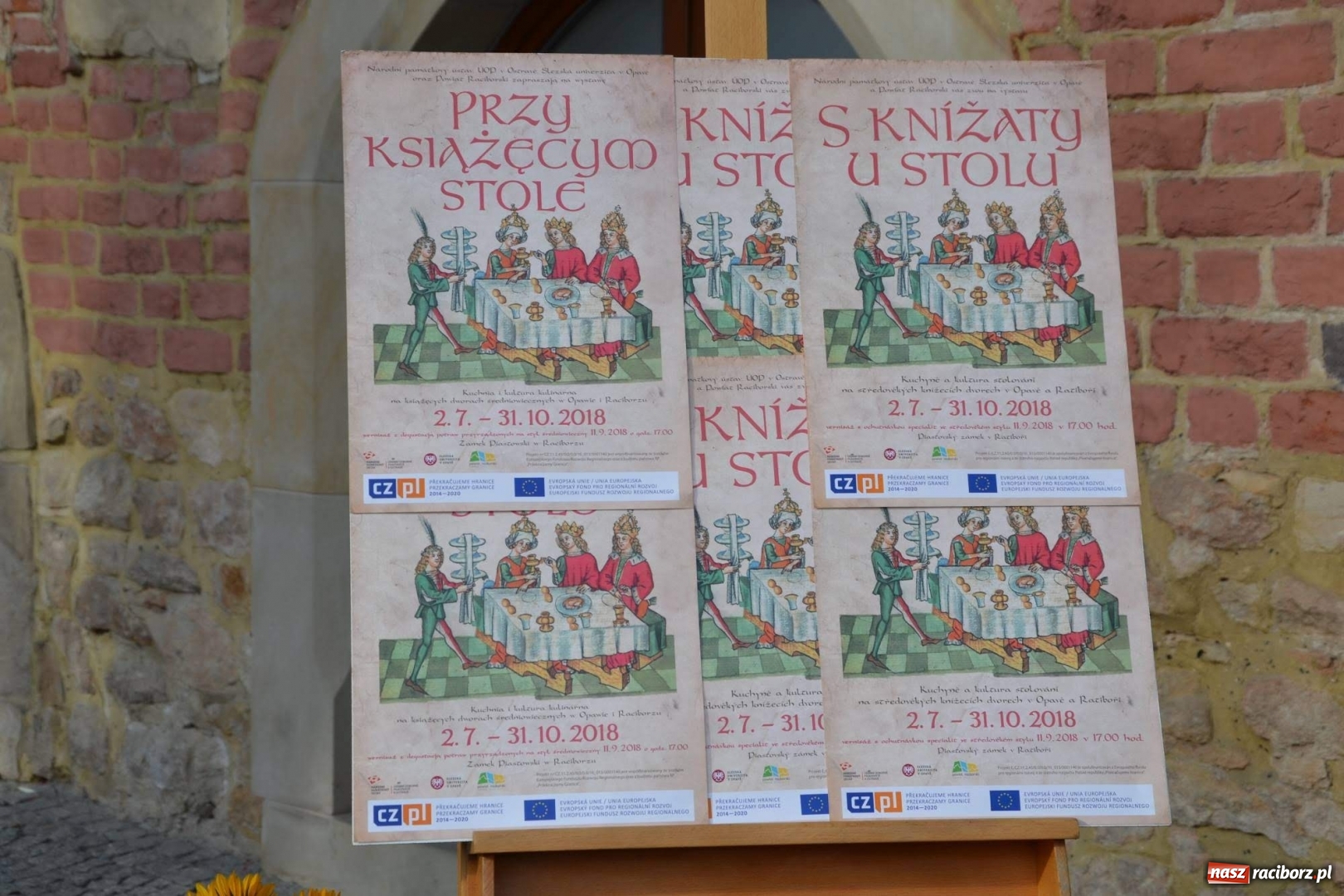 Zdjęcie w galerii na portalu naszraciborz.pl: Przy książęcym stole - wernisaż z degustacją potraw na Zamku Piastowskim wiadomości z regionu