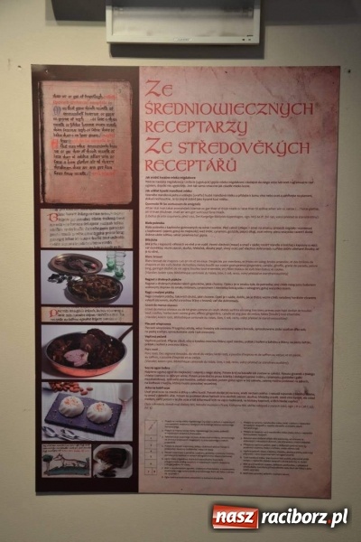 Zdjęcie w galerii na portalu naszraciborz.pl: Przy książęcym stole - wernisaż z degustacją potraw na Zamku Piastowskim wiadomości z regionu