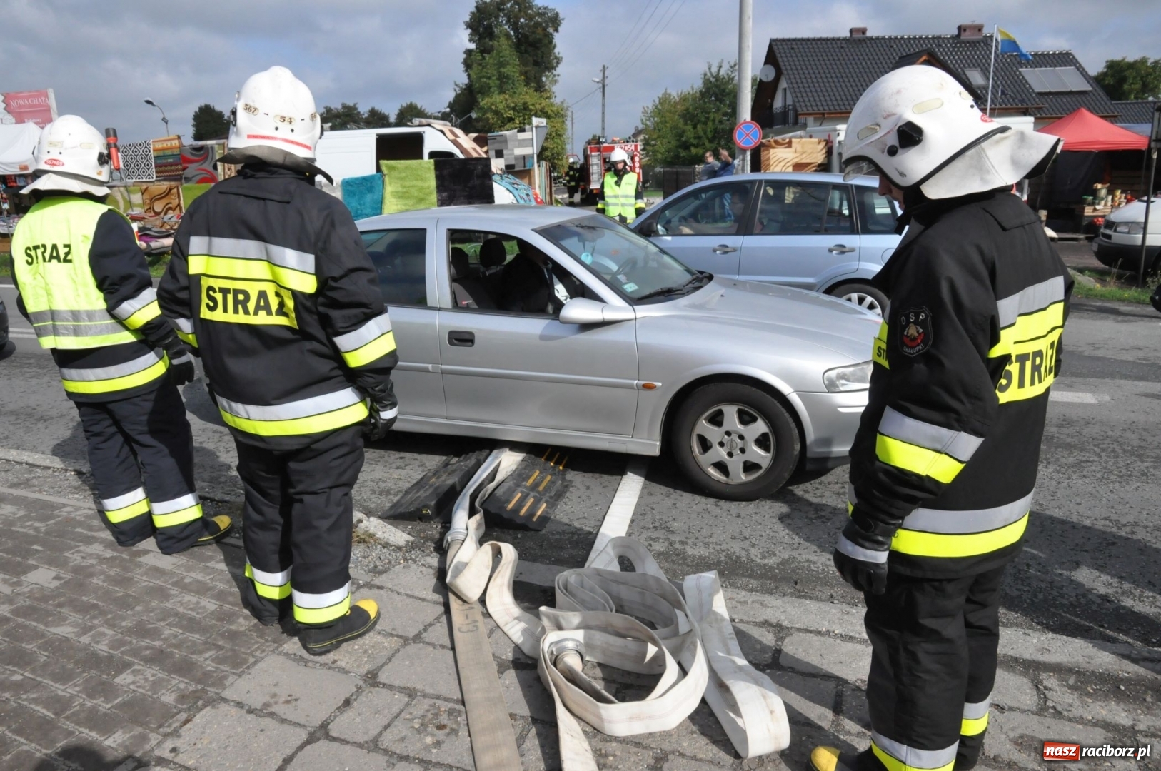 Zdjęcie w galerii na portalu naszraciborz.pl: Pożar w domu seniora! Polsko-czeskie ćwiczenia bojowe w Zabełkowie FOTO i WIDEO wiadomości z regionu