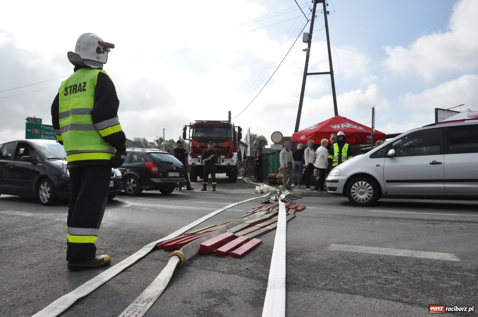 Zdjęcie w galerii na portalu naszraciborz.pl: Pożar w domu seniora! Polsko-czeskie ćwiczenia bojowe w Zabełkowie FOTO i WIDEO wiadomości z regionu